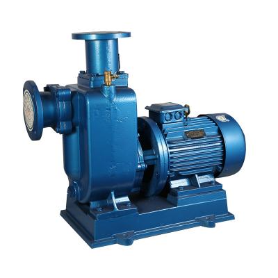 China Low Noise Zw Stainless Steel Cast Iron Self Suction Non Jamming Sewage Pump For Large-scale Projects for sale