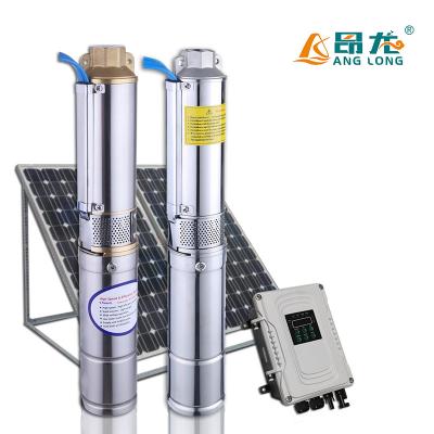 China Irrigation DC24V brushless 25m head solar borehole deep well pump for agriculture irrigation for sale