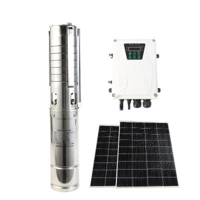 China Agriculture irrigation Agriculture System Solar Powered Submersible Water Pumps Solar Borehole Pump for sale