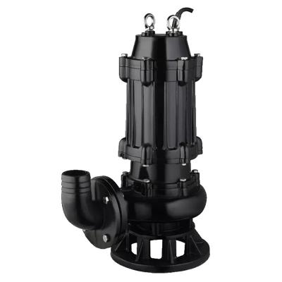 China Water Distribution agricultural non clogging electric 3KW 40m3/h large water flow submersible electric sewage water pump for wastewater for sale