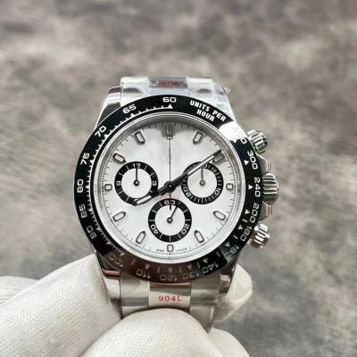 China Chronograph 2021 Latest 12.6mm Thick Noob V3 V4 Bezel Models 4130 Movement Noob Watch Datonable Ceramic Panda for sale