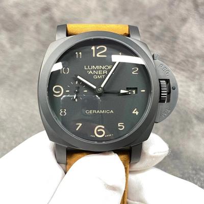 China Automatic date ceramic watch noob factory VS PAM438 PAM441 GMT p9001 movement Luminous SERIES for sale