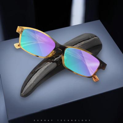 China 2022 newest newest designed pure natural horn glasses fashionable unique handmade light small square horn glasses men unisex women for women men for sale