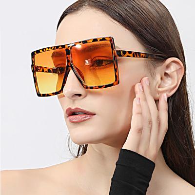 China Wholesale Fashion Square Lady Girl Oversized Sunglasses Women Gafas de sol Custom UV400 Glass Sun Glasses 2021 Fashion for sale