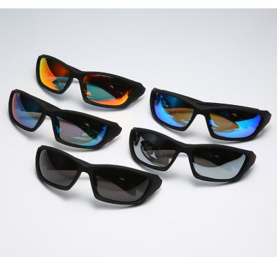 China Fashion Sunglasses Shape Retro 2021 Custom High Quality Outdoor Mount Logo Sports Sunglasses Windshield UV400 For Men for sale