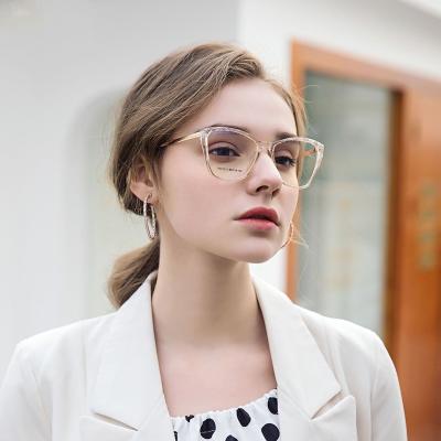 China 2021 Fashion New Arrival Computer Glass Anti Blue Light Filter TR90 Blue Light Blue Light Women Men Anti Blue Light Blocking Computer Eye Glass Sights for sale