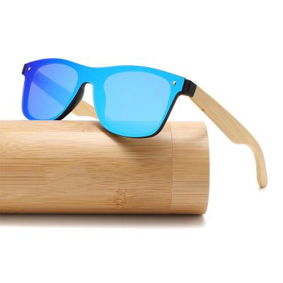 China 2021 Vintage Sunglasses Custom One Piece Men's OEM Logo Wooden Bamboo Sunglasses For Women, Sunglass / Men's for sale