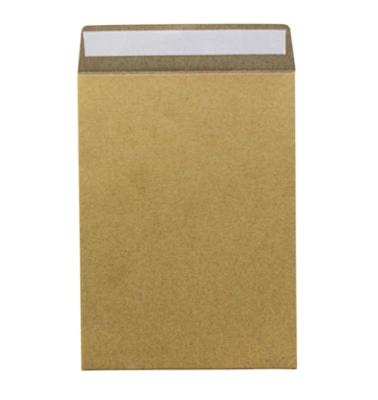 China Recyleable 250 GSM Brown and Kraft Cardboard Mailing Envelope for sale