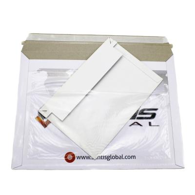 China Courier Packaging Strong Cardboard Mailers Envelopes Rigid Large Letter Document Book for sale