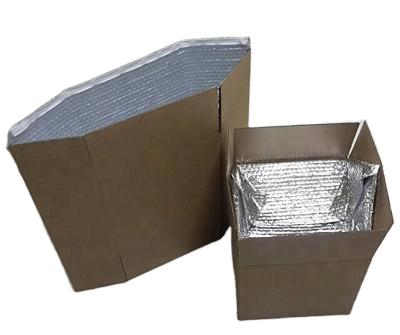 China Modern Insulated Foil Shipping Box Combine 3D Box Liner for sale