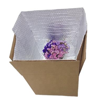 China Metalized Bubble Foil 2D Metalized Bubble Insulated Pouches / Envelopes for sale