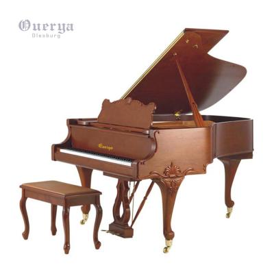 China Mechanical Brown grand piano Wood Acoustic High Quality Wooden Professional Pianos for sale