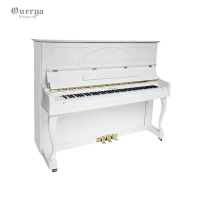 China Mechanical Bright white upright piano Popular Acoustic Piano for sale