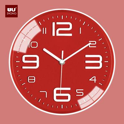 China LUMINOVA Custom Simple Design 10 Inch Sales Promotion Plastic Decorative 3d Wall Clocks for sale