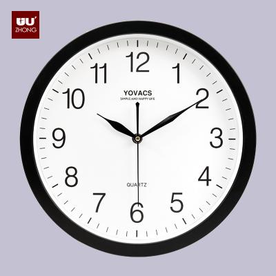 China Modern Antique Home Office Silent Battery Operated School Living Room Decor Non-ticking Style Digital Wall Clock for sale