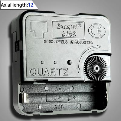 China Sangtai CLASSIC 6168 Silent Clock Mechanism Field CE ROHS High Quality Clock Parts and Accessories for sale