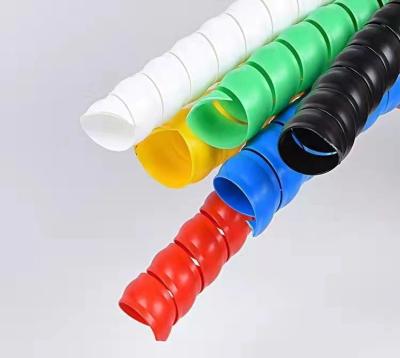 China Spiral Sleeve Protective Color Oil Hose Hydraulic High Pressure Winding Sleeve 8mm-120mm for sale