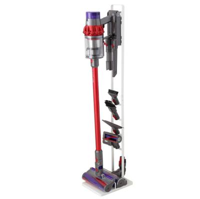 China Sustainable Customizable Floor Standing Metal Vacuum Cleaner Storage Station With Wheels for sale