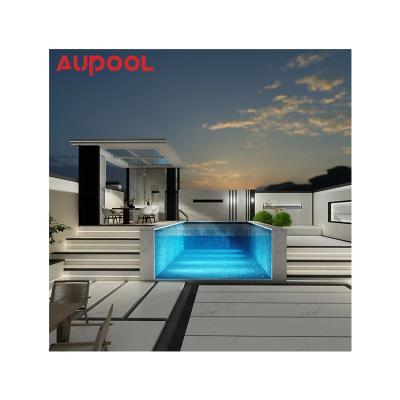 China Acrylic Ready Clean Residential Garden Kids Safety Aupool Water Swimming Pools For Sale for sale