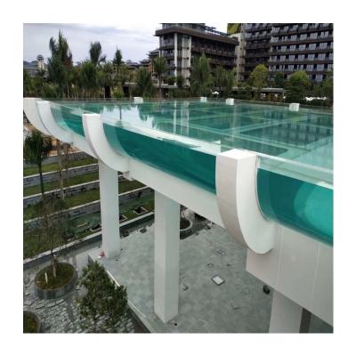 China Easy Install High Quality Exterior 50 Mm Thick Acrylic Swimming Pool Window for sale