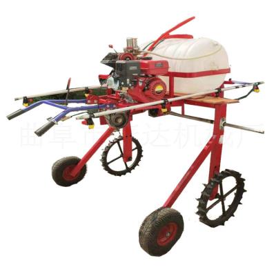 China High Efficient Gasoline Self Propelled Four Wheel Spraying Machine With Adjustable Wheel Base Corn And Wheat Spraying Machine for sale