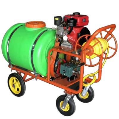 China High Efficient Hand Pushed Gasoline Dispenser 100L High Pressure Sprayer Disinfection Vehicle for sale