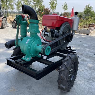 China Hot--Dip Galavanization 4 Inch Diesel Mobile Water Pump Trailer Water Pump Nozzle Pump for sale