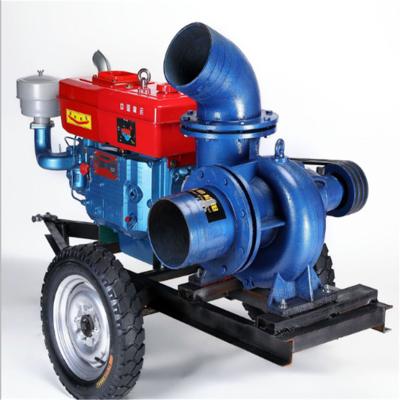 China Commercial buildings diesel 8 inch water pumpirrigation water pump in fieldConvenient for moving water pump for sale