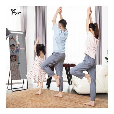 China Hot Sales AI Smart Mirror New Design Fitness Mirror Touch Screen Minimalist Dressing Mirror for sale