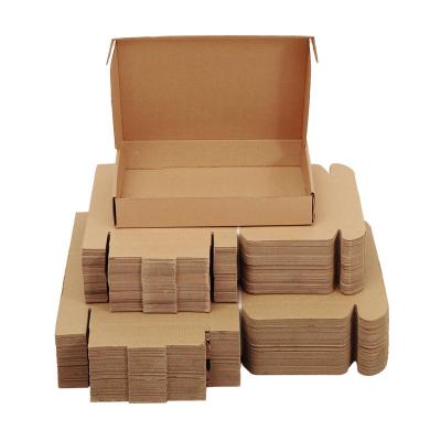 China Recycled Materials Factory Customized Logo Corrugated Printed Mailing Packaging Cardboard Mailing Boxes for sale