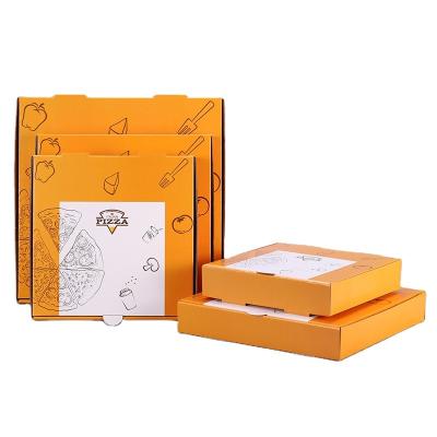 China Recycled Materials Wholesale Custom Biodegradable Corrugated Paper Fast Food Box Pizza Box for sale