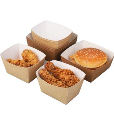 China Fried Chicken Boxes Fast Food Paper Boxes Disposable Custom Chicken Toilet Paper Containers Disinfected Box Packaging for sale