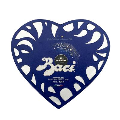 China High Quality Custom Made Biodegradable Food Box Valentine's Day Chocolate Heart Shape Romantic Gift Box for sale