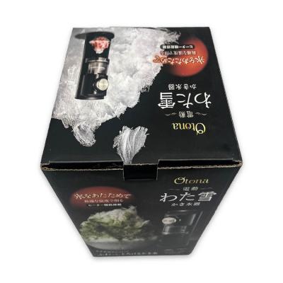 China Biodegradable Custom Luxury Packaging Large Black Cardboard Boxes Corrugated Boxes for sale