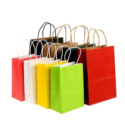 China Recycled Materials Eco Friendly Luxury Gift Paper Bag With Twisted Handle Custom Shopping Paper Bag for sale