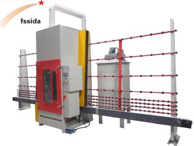 China PLC Controlled Dust-Free Glass Sandblasting Machine for Glass Surface Treatment for sale