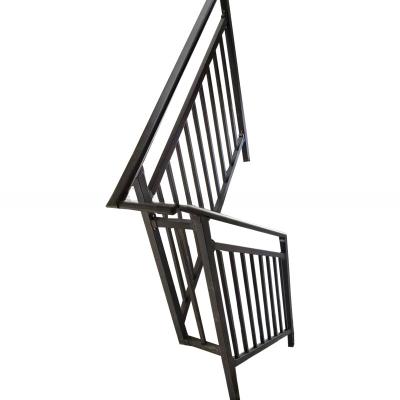 China Forged iron 316SS Commercial Stair Railing Balustrade Interior for sale