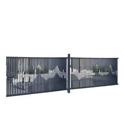 China 316ss Porch Aluminum Deck Railing Fence Post Fence 1.2m Height for sale