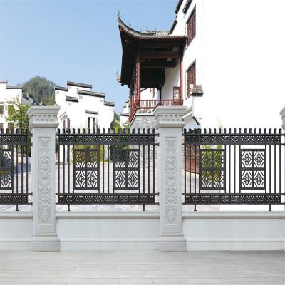 China Versatile Aluminum Guardrail Systems Balustrades Wall Wrought Iron Railing Fences for sale