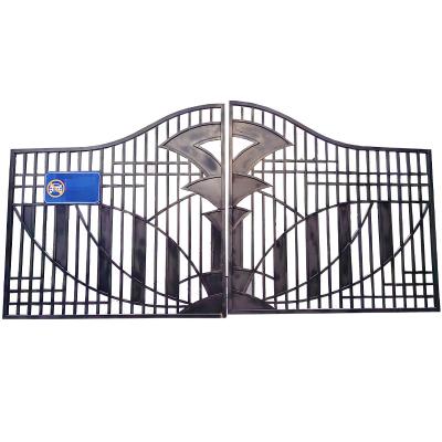 China Commercial Forged Wrought Iron Gate For Backyard Q235 Steel Customized for sale