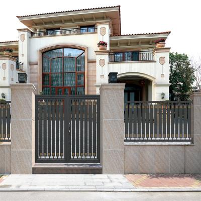 China Anti Rust Main Pedestrian Sliding Gate Aluminium Fencing Outdoor for sale