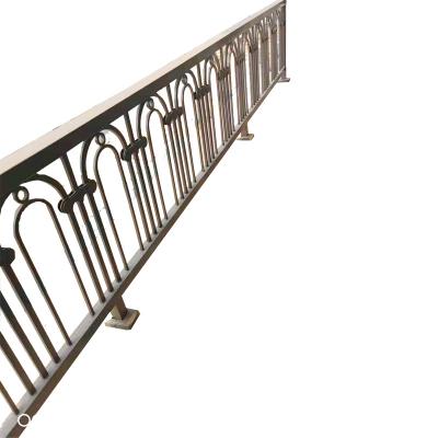 China Deck Aluminum Balcony Railing Handrails Forged Steel Terrace Balustrade for sale