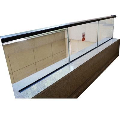 China 6 mm 8 mm Glaslaminate Aluminium Glas Balkongeländer Balustrade Handgelenk zu verkaufen