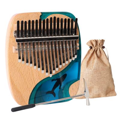 China Entertainment This Year's Most Popular Musical Instrument Wooden Wholesale And Customizable Kalimba Of New Popular 17 Key Kalimba for sale