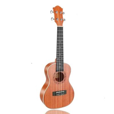 China Manhogany The New Solid Mahogany Instrument Concert Ukulele Kit Small Hawaiian Guitar Beginner 23 Inch Uke Soprano Ukulele for sale