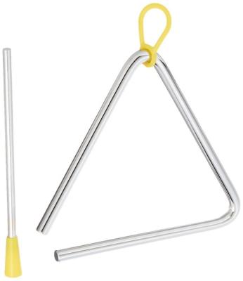 China 7 Inch Triangle Musical Instruments Triangle Percussion Triangle Drummers for Music Play and Kids DP10G7 for sale