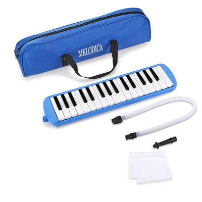 China ABS High Level Melodica 32 Piano Principal Musical Instrument for Music Lovers Beginners Gift with Carry Bag and Cleaning Cloth for sale