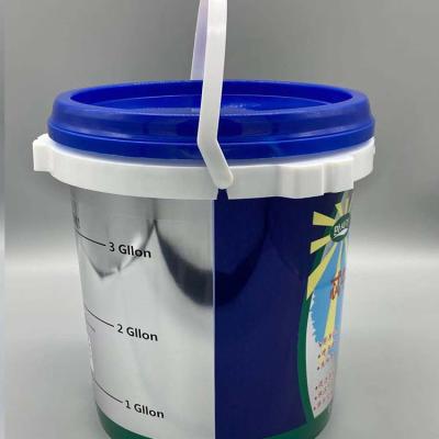 China Hot sale 10L sealed /eco-friendly printing plastic bucket plastic drums with lid and handle for sale