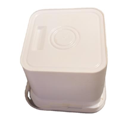 China New Sealed 5 Gallon Bucket Plastic /eco-friendly Material Square , Square Bucket With Lid for sale