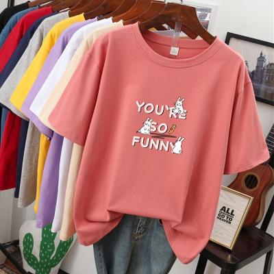 China Other Label Private Customize Printed Logo O-Neck Breathable Women Custom T Shirt Printing Blank T-shirt for sale